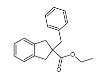 2-Benzyl-2-carboxyethyl-indan Structure