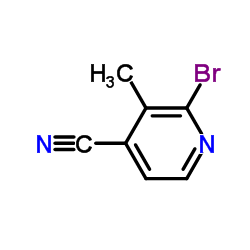 2-Bromo-3-methylisonicotinonitrile Structure