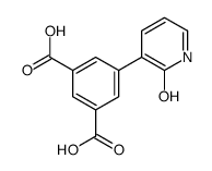 5-(2-oxo-1H-pyridin-3-yl)benzene-1,3-dicarboxylic acid结构式