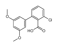 2-chloro-6-(3,5-dimethoxyphenyl)benzoic acid结构式