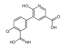 5-(3-carbamoyl-4-chlorophenyl)-6-oxo-1H-pyridine-3-carboxylic acid Structure