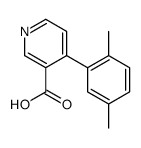 4-(2,5-dimethylphenyl)pyridine-3-carboxylic acid结构式