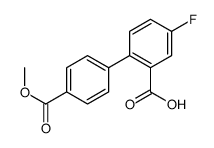 5-fluoro-2-(4-methoxycarbonylphenyl)benzoic acid Structure
