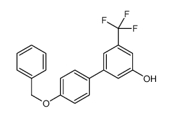 3-(4-phenylmethoxyphenyl)-5-(trifluoromethyl)phenol Structure