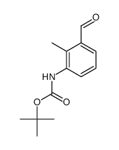 tert-butyl N-(3-formyl-2-Methylphenyl)carbamate Structure