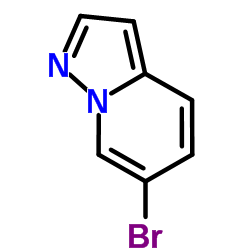 6-溴吡唑并[1,5-a]吡啶结构式