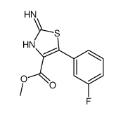 Methyl 2-amino-5-(3-fluorophenyl)-1,3-thiazole-4-carboxylate picture