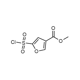 Methyl 5-(chlorosulfonyl)furan-3-carboxylate structure