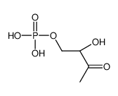 3,4-dihydroxy-2-butanone-4-phosphate structure