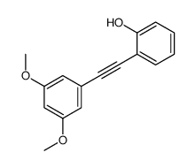 2-[2-(3,5-dimethoxyphenyl)ethynyl]phenol结构式