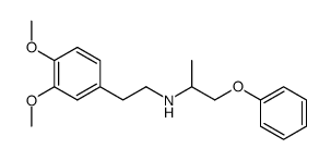[2-(3,4-Dimethoxy-phenyl)-ethyl]-(1-methyl-2-phenoxy-ethyl)-amine结构式