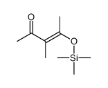 3-methyl-4-trimethylsilyloxypent-3-en-2-one Structure