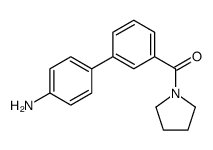 (4'-Amino-[1,1'-biphenyl]-3-yl)(pyrrolidin-1-yl)methanone Structure