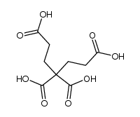 pentane-1,3,3,5-tetracarboxylic acid Structure