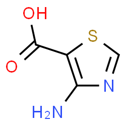 5-Thiazolecarboxylic acid, 4-amino- structure
