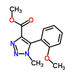 Methyl 5-(2-methoxyphenyl)-1-methyl-1H-1,2,3-triazole-4-carboxylate Structure