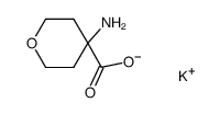 potassium 4-aminotetrahydro-2H-pyran-4-carboxylate Structure