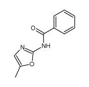 2-benzoylamino-5-methyloxazole Structure