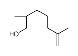 (2R)-2,6-dimethylhept-6-en-1-ol结构式