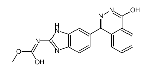 5(6)-1(2H)-phthalazinonyl-4(1H)-benzimidazole-2-carbamate methyl ester结构式