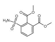 3-sulfamoyl-phthalic acid dimethyl ester结构式