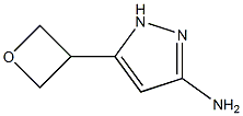 5-Oxetan-3-yl-1H-pyrazol-3-ylaMine structure