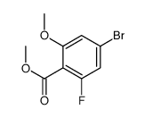 methyl 4-bromo-2-fluoro-6-methoxybenzoate picture