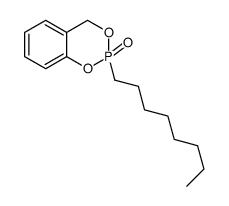 2-octyl-4H-1,3,2λ5-benzodioxaphosphinine 2-oxide结构式