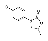 3-(4-chlorophenyl)-5-methyl-1,3-oxazolidin-2-one Structure