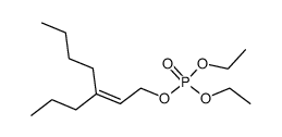 (2Z)-Diethyl 3-(n-propyl)-2-heptenyl phosphate Structure