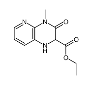 4-Methyl-3-oxo-1,2,3,4-tetrahydro-pyrido[2,3-b]pyrazine-2-carboxylic acid ethyl ester Structure