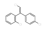 Benzene,1-chloro-2-[2-chloro-1-(4-chlorophenyl)ethenyl]- Structure