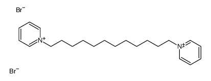 1-(12-pyridin-1-ium-1-yldodecyl)pyridin-1-ium,dibromide Structure