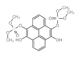 Phosphoric acid,5,9-dihydroxy-4,10-pyrenylene tetramethyl ester (8CI) Structure