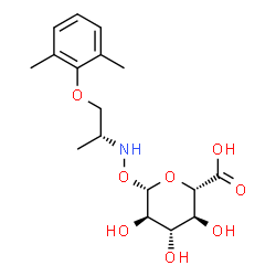 N-hydroxymexiletine glucuronide structure