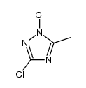1,3-dichloro-5-methyl-1,2,4-triazole结构式