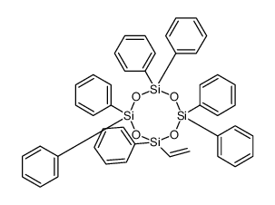 2-ethenyl-2,4,4,6,6,8,8-heptakis-phenyl-1,3,5,7,2,4,6,8-tetraoxatetrasilocane Structure