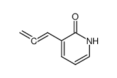 2(1H)-Pyridinone, 3-(1,2-propadienyl)- (9CI) Structure