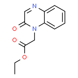 ethyl 2-(2-oxo-1,2-dihydroquinoxalin-1-yl)acetate Structure