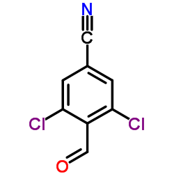 4-Cyano-2,6-dichlorobenzaldehyde Structure