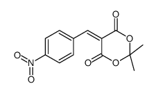 2,2-dimethyl-5-[(4-nitrophenyl)methylidene]-1,3-dioxane-4,6-dione Structure