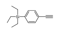 triethyl-(4-ethynylphenyl)silane结构式