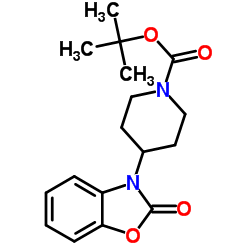 tert-Butyl 4-(2-oxobenzo[d]oxazol-3(2H)-yl)piperidine-1-carboxylate structure