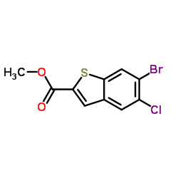 Methyl 6-bromo-5-chloro-1-benzothiophene-2-carboxylate图片