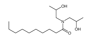 N,N-bis(2-hydroxypropyl)decanamide结构式