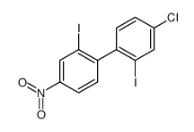 1-(4-chloro-2-iodophenyl)-2-iodo-4-nitrobenzene Structure