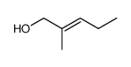 (E)-2-Methyl-2-penten-1-ol Structure