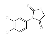 4-Thiazolidinone,3-(3,4-dichlorophenyl)-2-thioxo-结构式