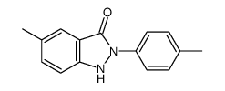 1,2-Dihydro-5-methyl-2-(p-tolyl)-3H-indazol-3-one结构式