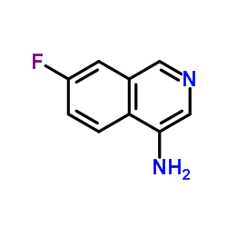 7-氟异喹啉-4-胺结构式